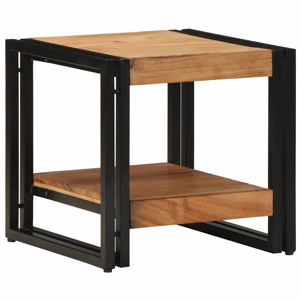 Table basse Marron 40 x 40 x 38 cm Bois d'acacia massif - XIOS