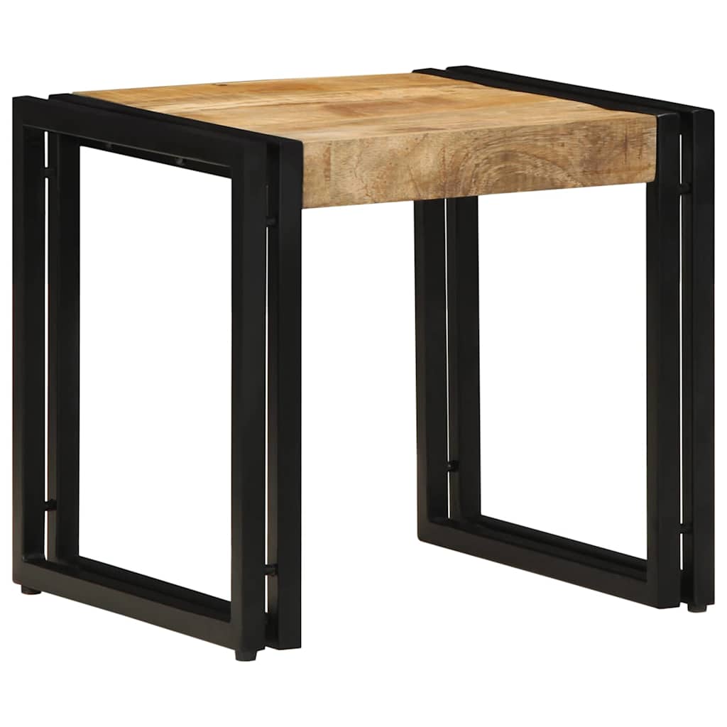 Table basse Marron 40 x 40 x 38 cm bois de manguier massif - XIOS