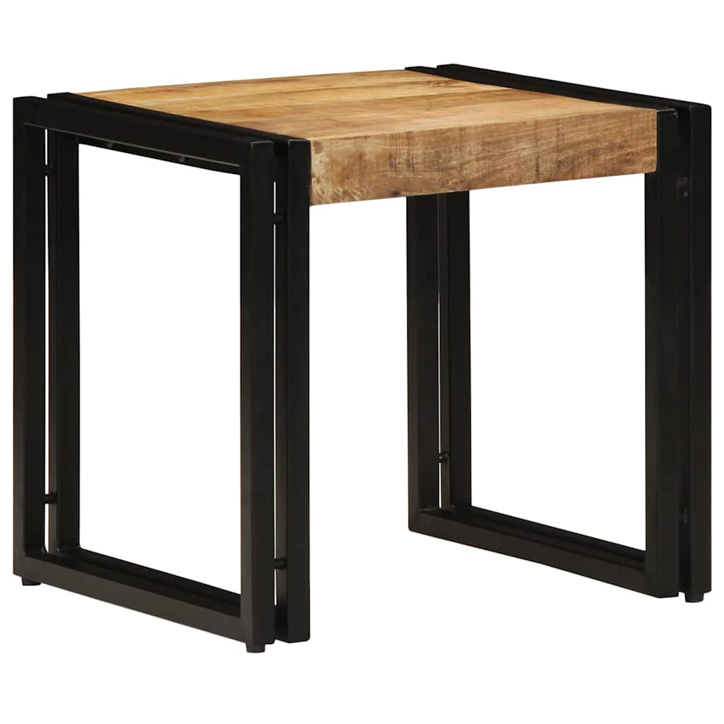 Table basse Marron 40 x 40 x 38 cm bois de manguier massif - XIOS