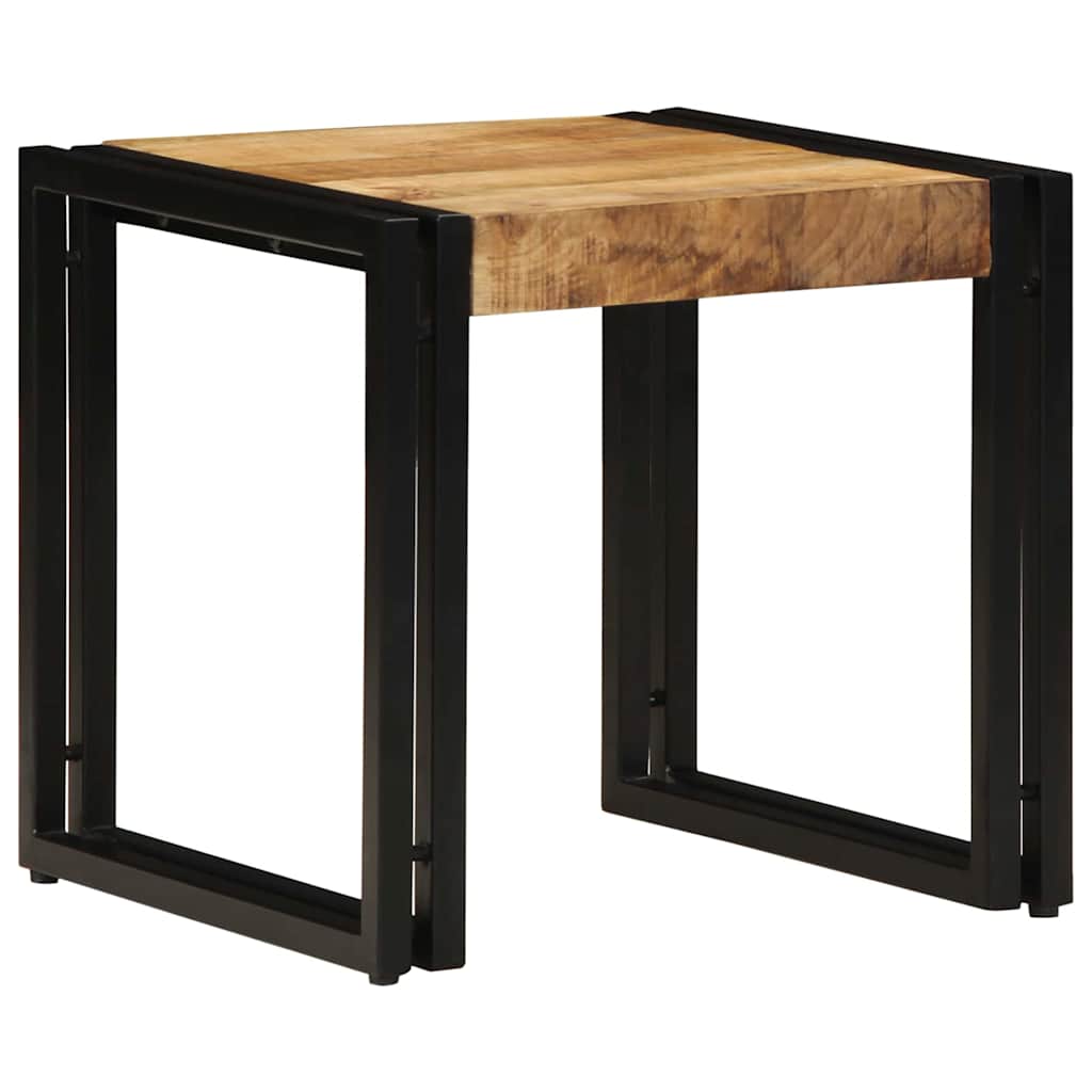 Table basse Marron 40 x 40 x 38 cm bois de manguier massif - XIOS
