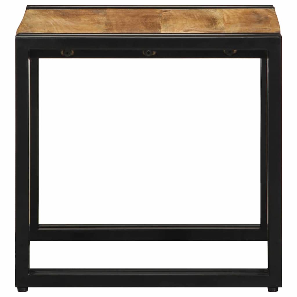 Table basse Marron 40 x 40 x 38 cm bois de manguier massif - XIOS