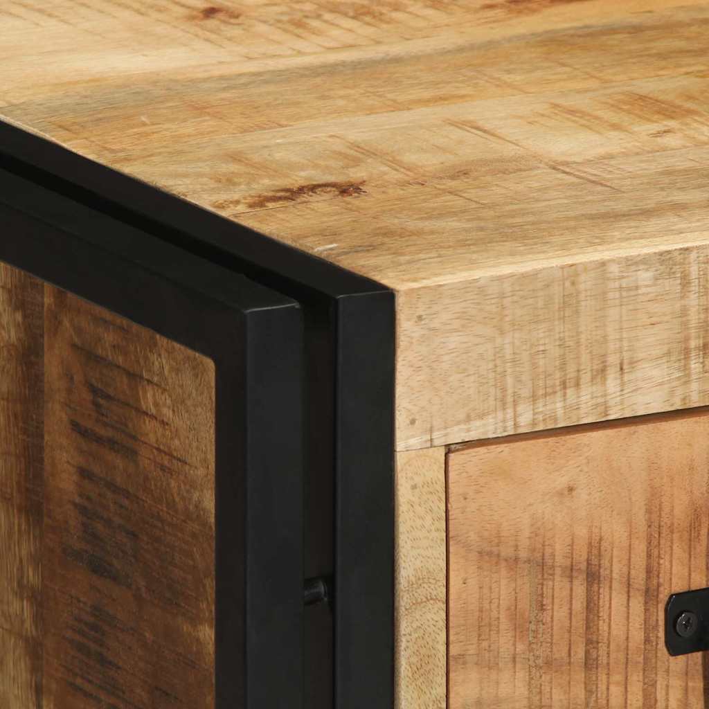 Cabinet de chevet 40 x 35 x 50 cm bois de manguier massif - XIOS