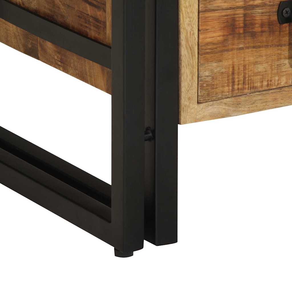 Cabinet de chevet 40 x 35 x 50 cm bois de manguier massif - XIOS