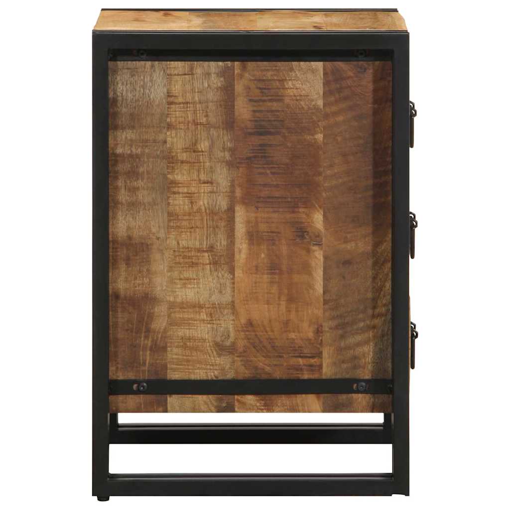 Cabinet de chevet 40 x 35 x 50 cm bois de manguier massif - XIOS
