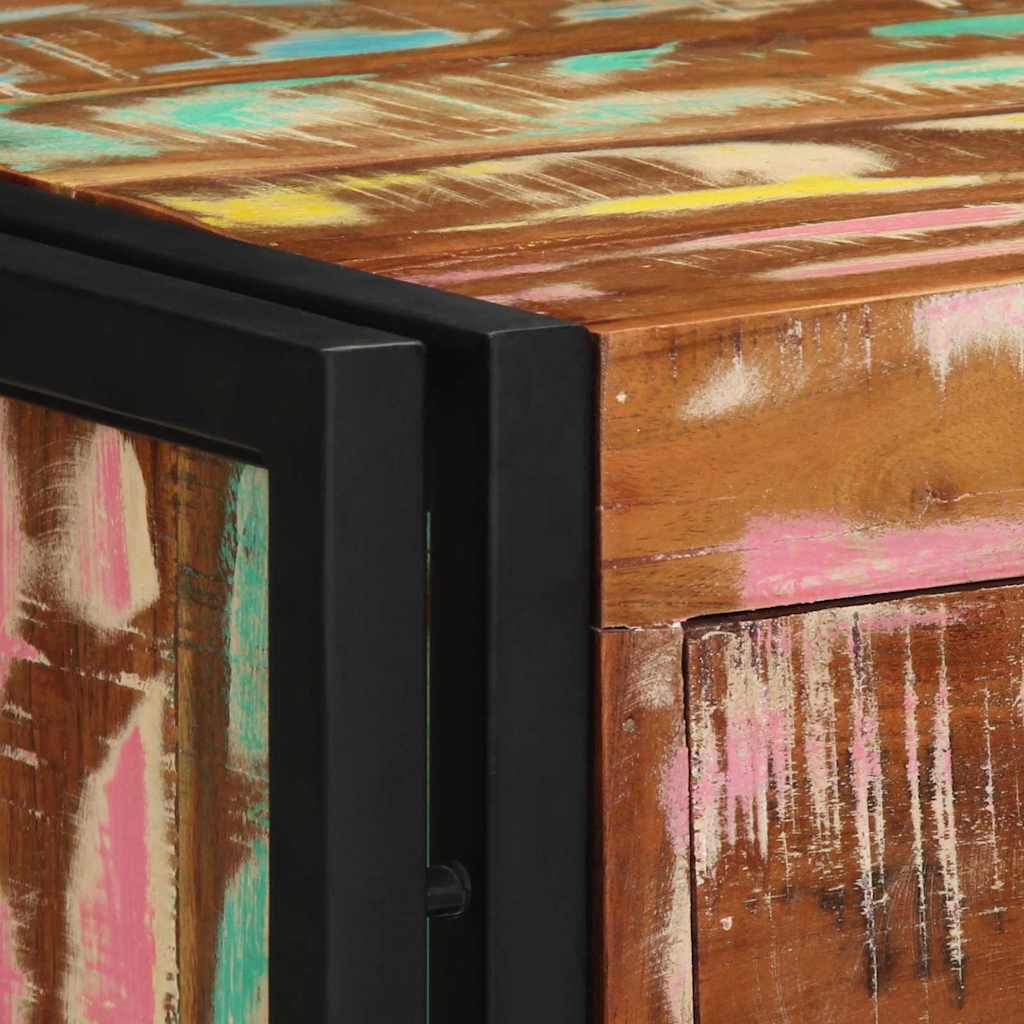 Cabinet de chevet 40 x 35 x 50 cm bois de récupération massif - XIOS