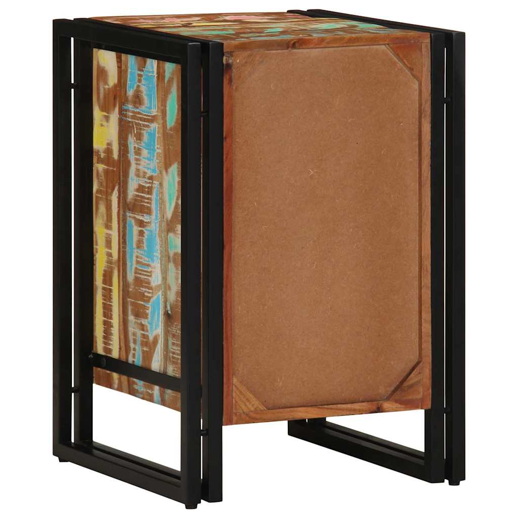 Cabinet de chevet 40 x 35 x 50 cm bois de récupération massif - XIOS
