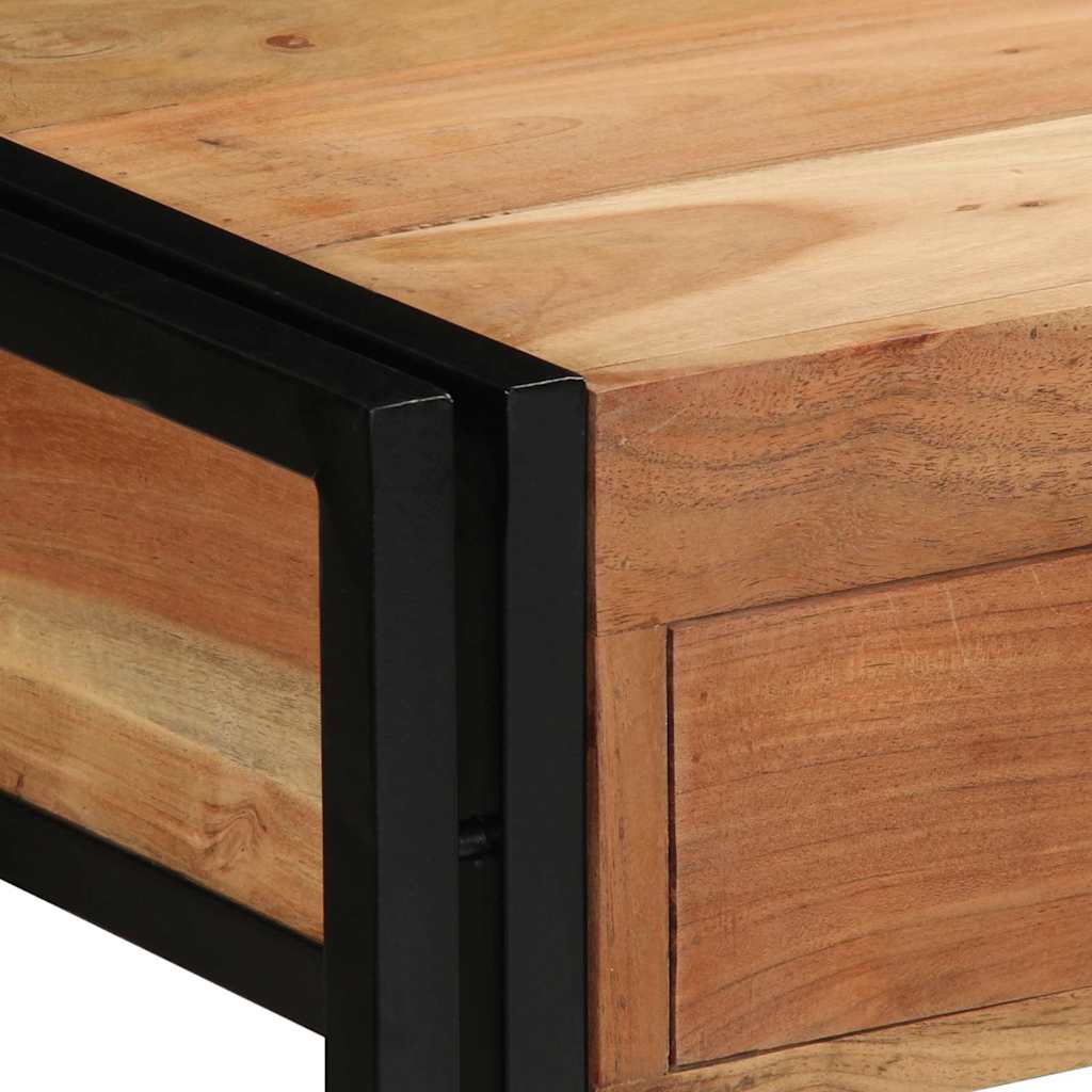 Table console Marron 120 x 33 x 75 cm Bois d'acacia massif - XIOS
