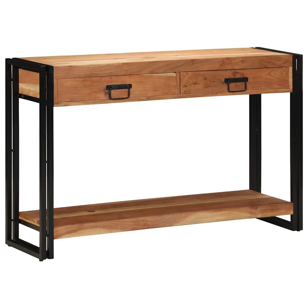 Table console Marron 120 x 33 x 75 cm Bois d'acacia massif - XIOS