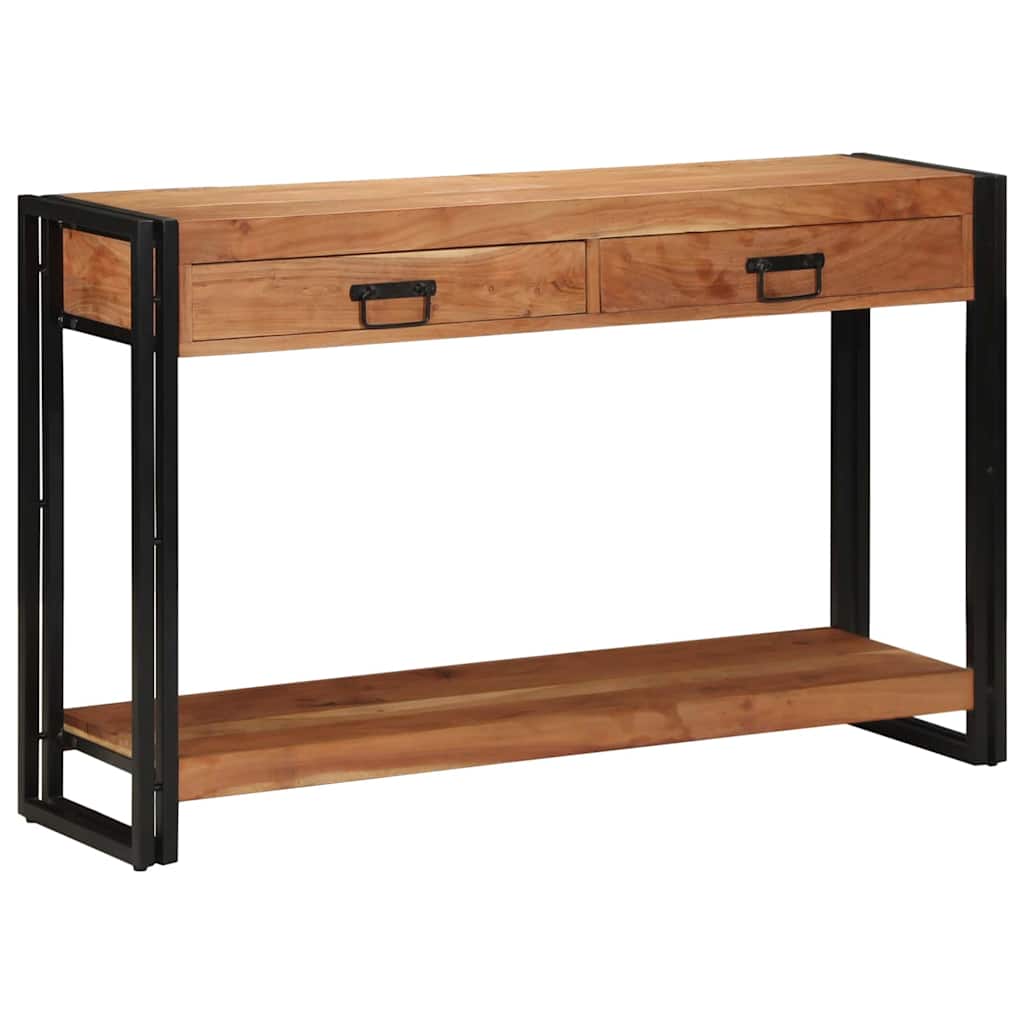 Table console Marron 120 x 33 x 75 cm Bois d'acacia massif - XIOS