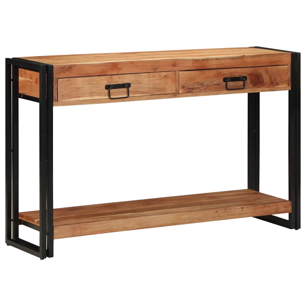 Table console Marron 120 x 33 x 75 cm Bois d'acacia massif - XIOS