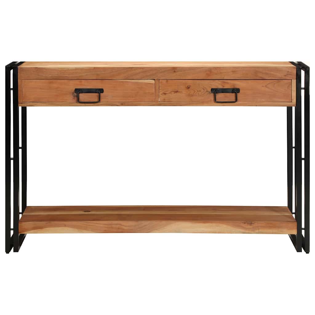 Table console Marron 120 x 33 x 75 cm Bois d'acacia massif - XIOS
