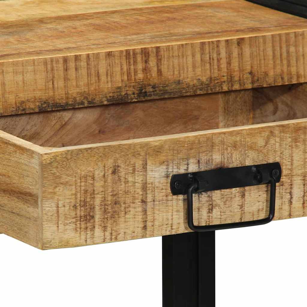 Table console Marron 90 x 33 x 75 cm bois de manguier massif - XIOS