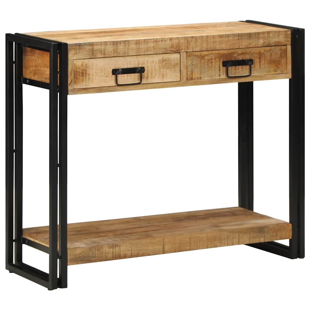 Table console Marron 90 x 33 x 75 cm bois de manguier massif - XIOS