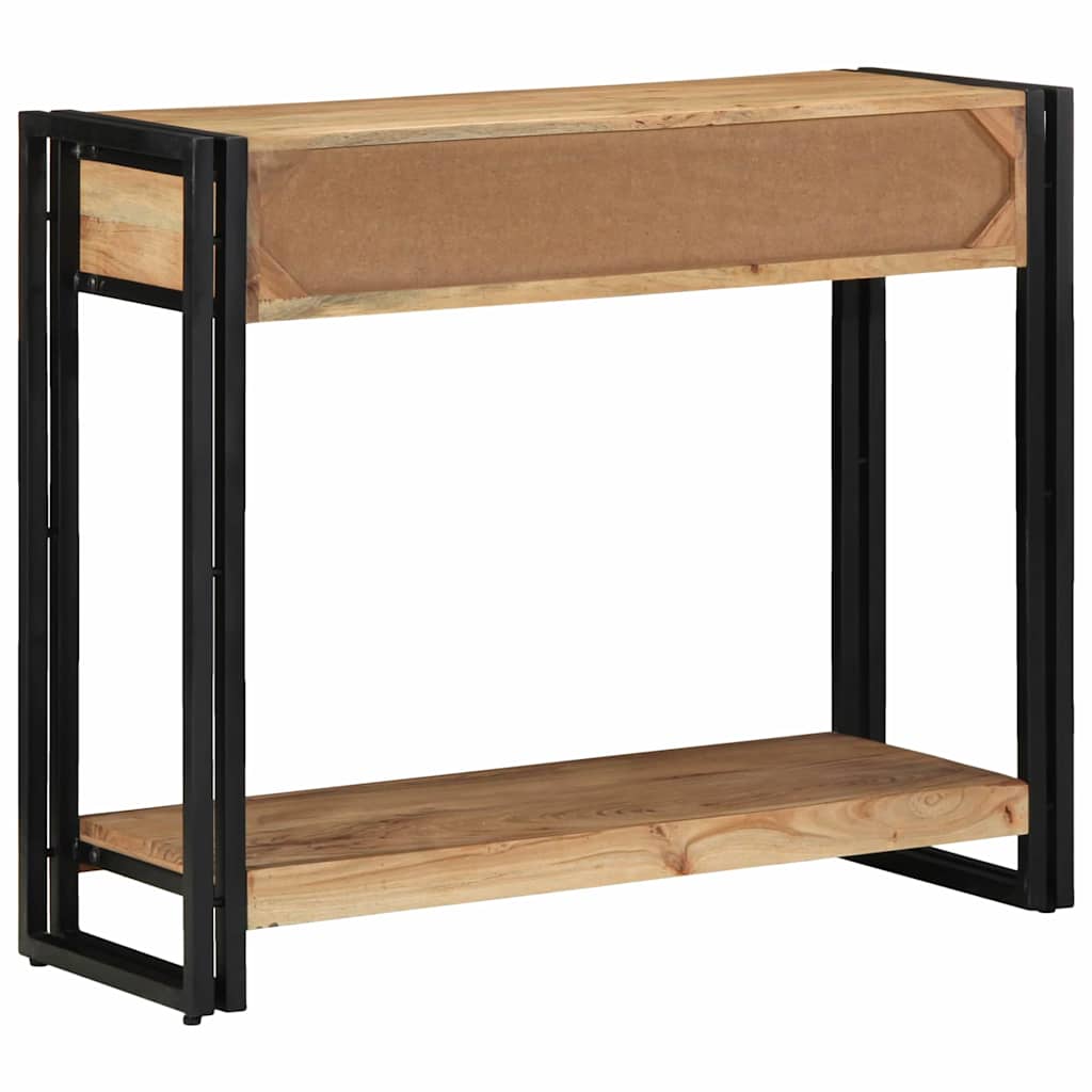 Table console Marron 90 x 33 x 75 cm Bois d'acacia massif - XIOS