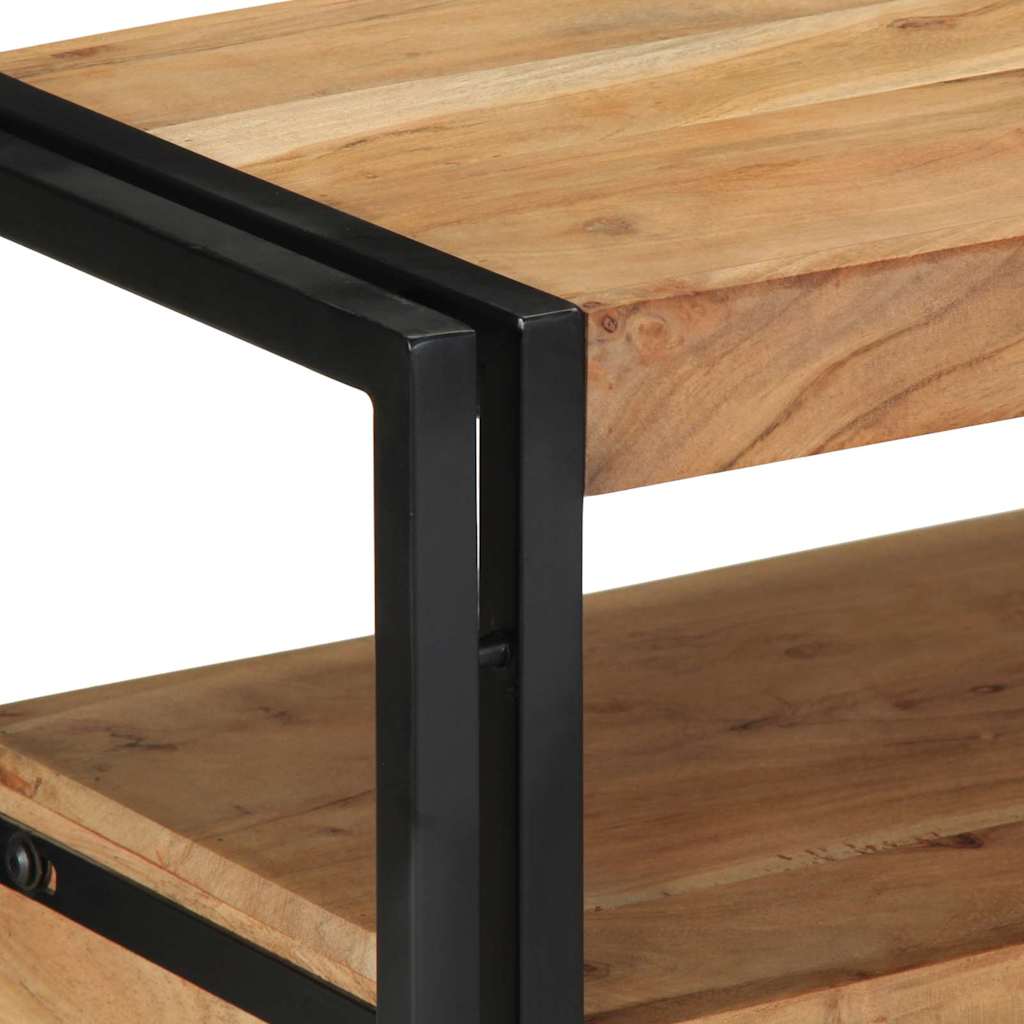 Table console Marron 90 x 33 x 75 cm Bois d'acacia massif - XIOS