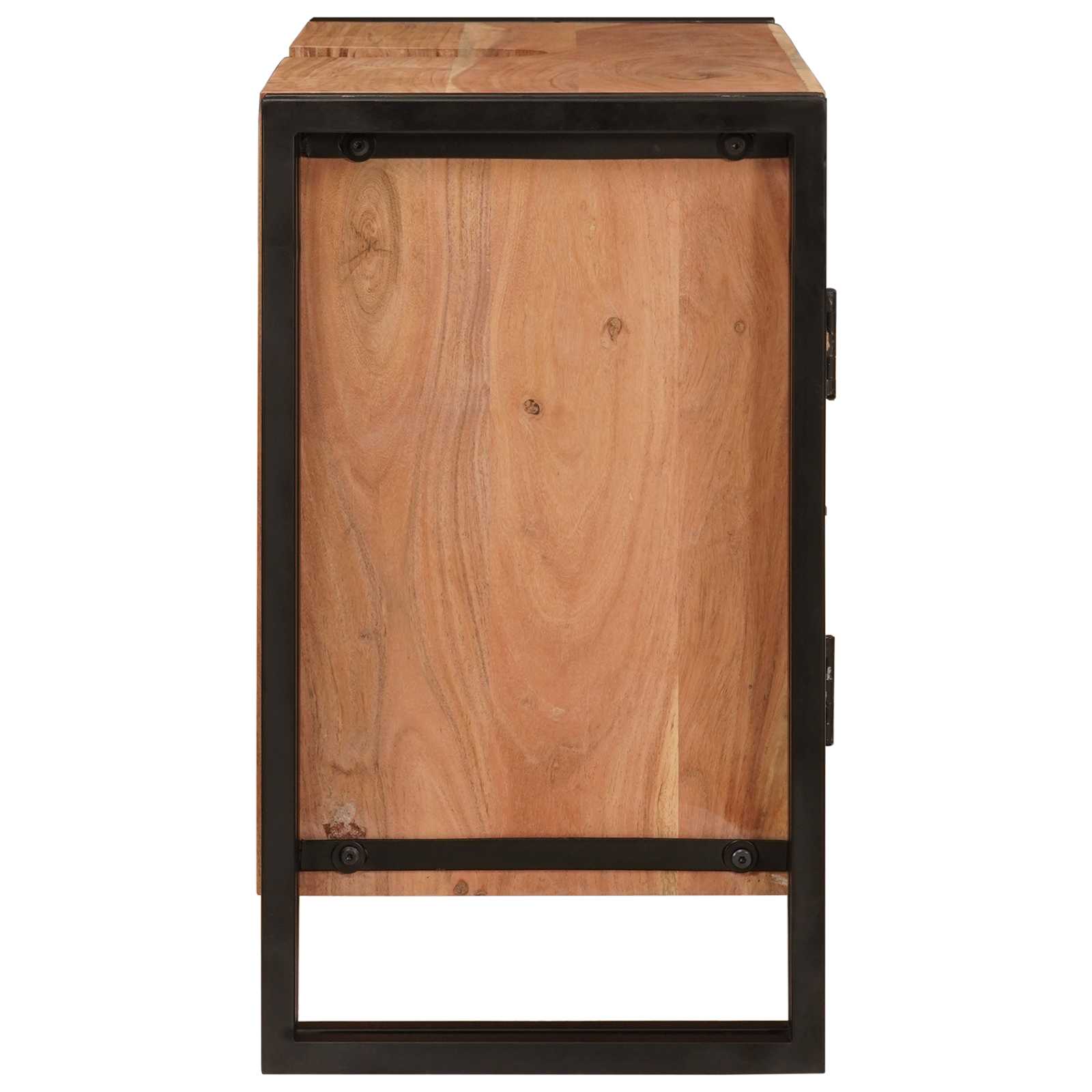 Meuble sous évier Marron 71 x 33 x 58 cm Bois d'Acacia Massif