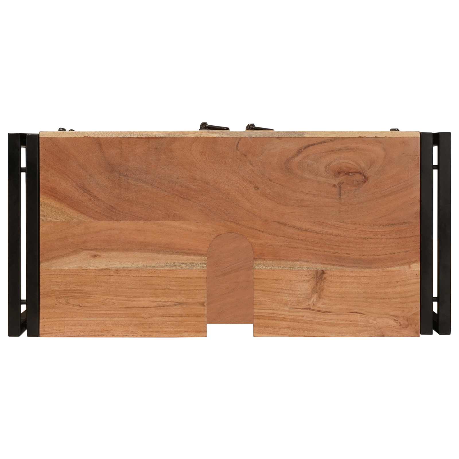 Meuble sous évier Marron 71 x 33 x 58 cm Bois d'Acacia Massif