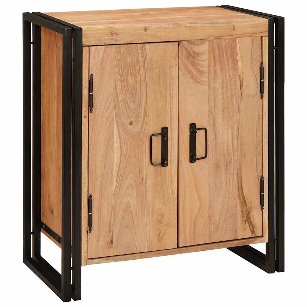 Cabinet de chevet Marron 38 x 33 x 58 cm Bois d'acacia massif - XIOS