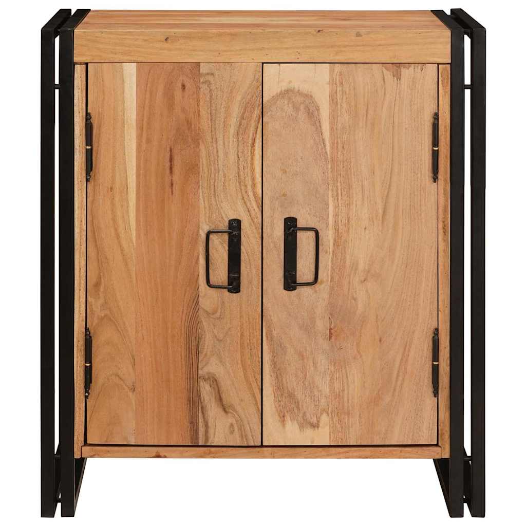 Cabinet de chevet Marron 38 x 33 x 58 cm Bois d'acacia massif - XIOS