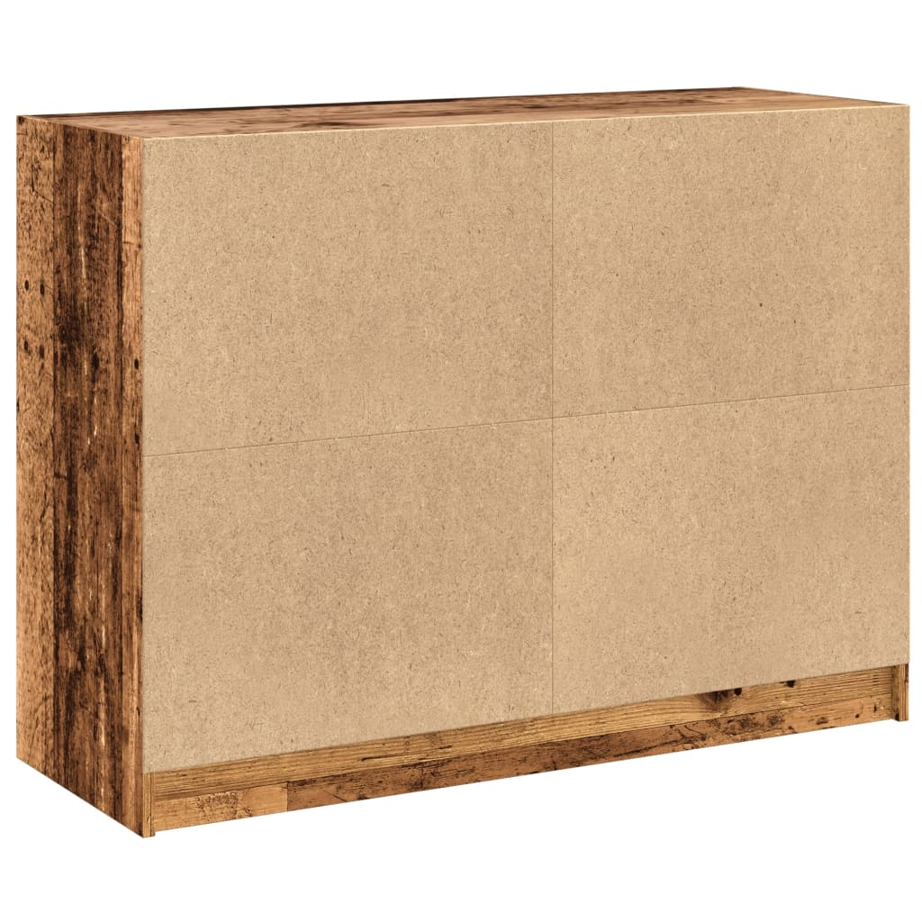 Buffet vieux bois 102x37x75,5 cm bois d'ingénierie - XIOS