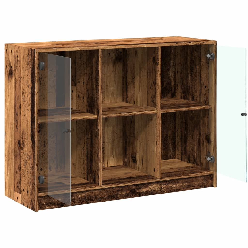 Buffet vieux bois 102x37x75,5 cm bois d'ingénierie - XIOS