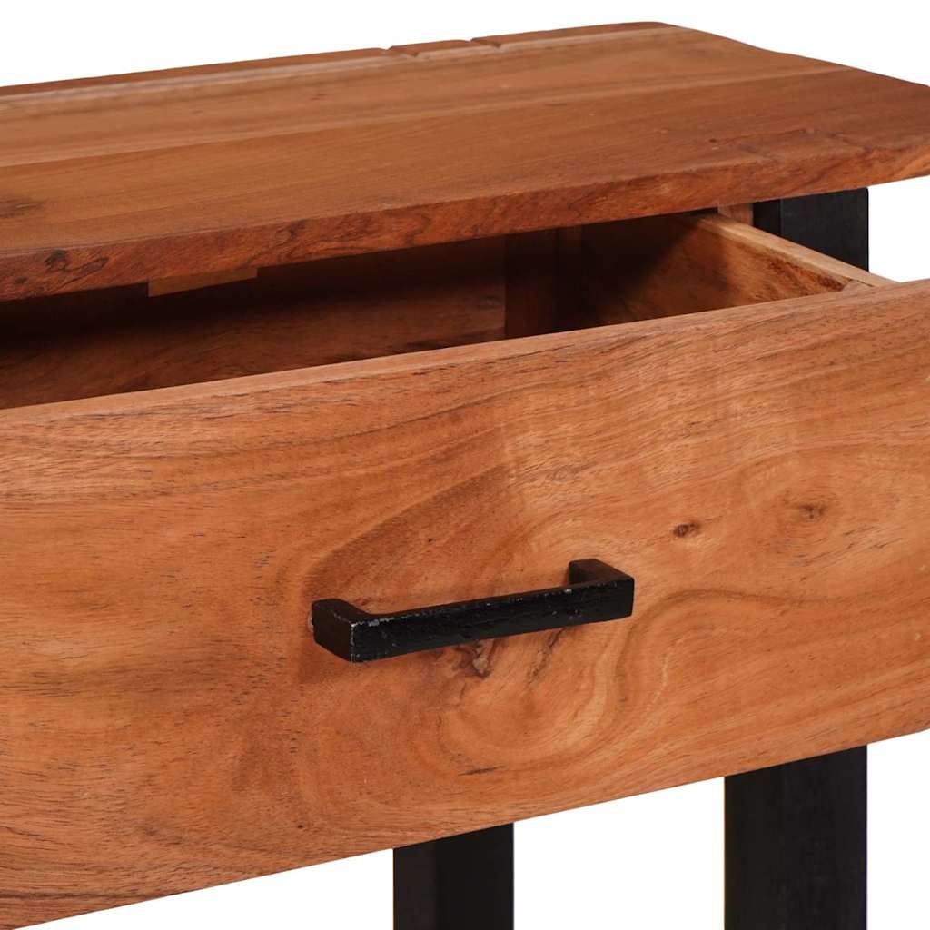 Table console Marron 110 x 30 x 75 cm Bois d'acacia massif - XIOS