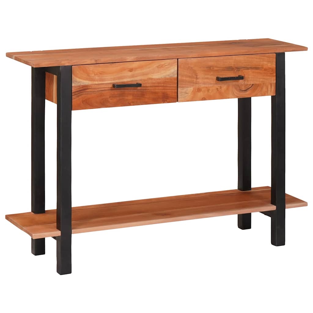 Table console Marron 110 x 30 x 75 cm Bois d'acacia massif - XIOS