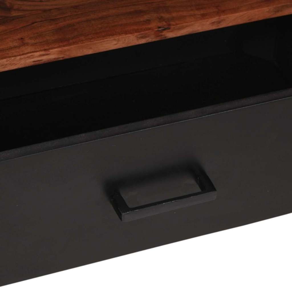 Meuble de rangement multimédia Marron Bois d'acacia massif XIOS