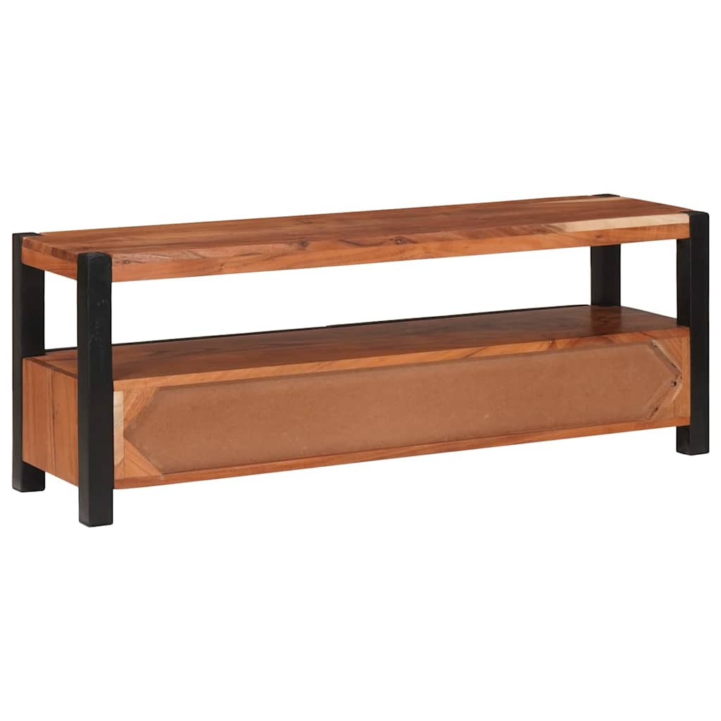 Meuble de rangement multimédia Marron Bois d'acacia massif XIOS