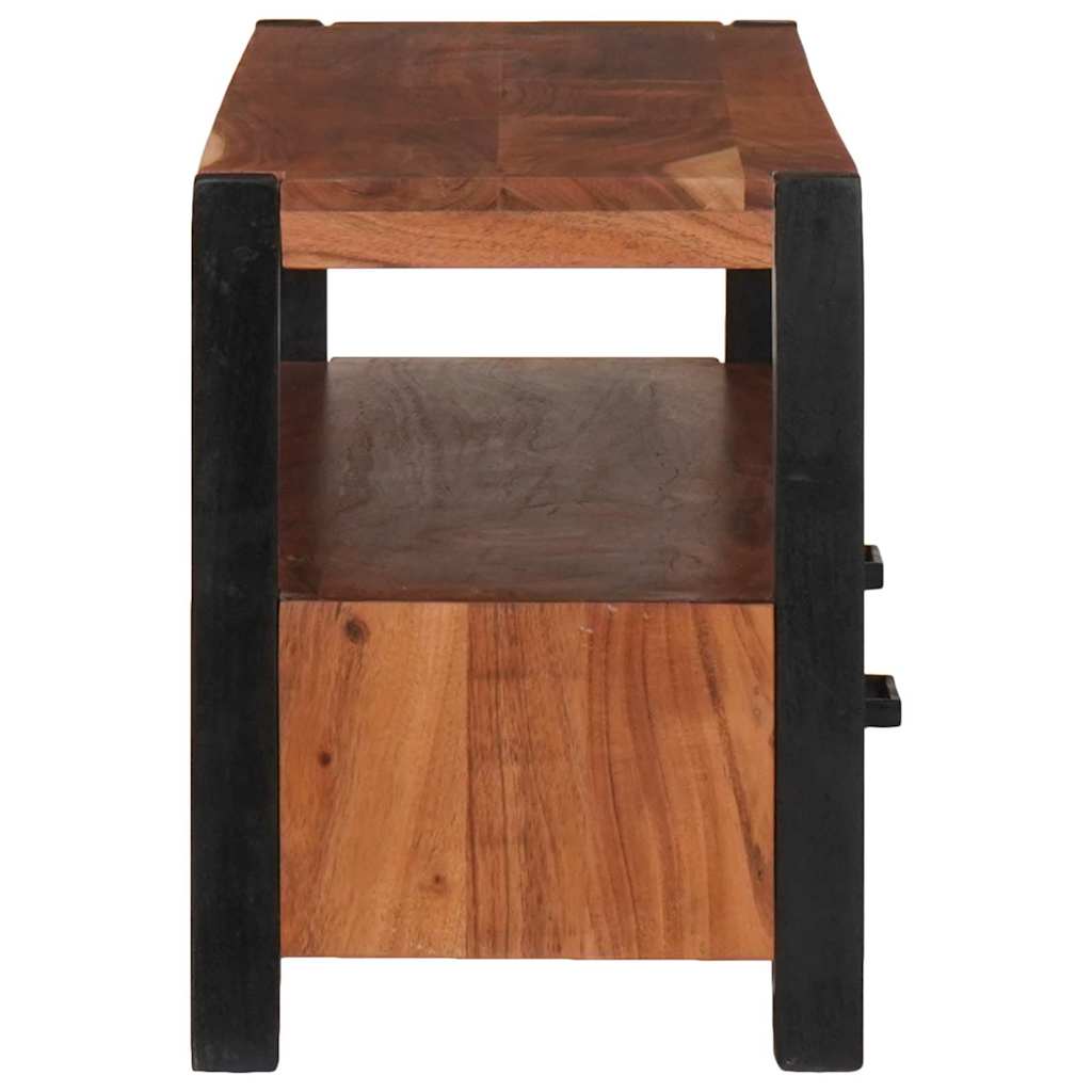 Meuble de rangement multimédia Marron Bois d'acacia massif XIOS