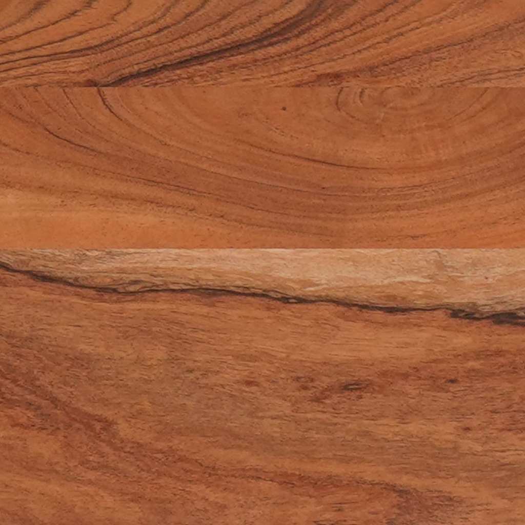 Bibliothèque Marron, Noir 80 x 30 x 40 cm Bois d'Acacia Massif - XIOS