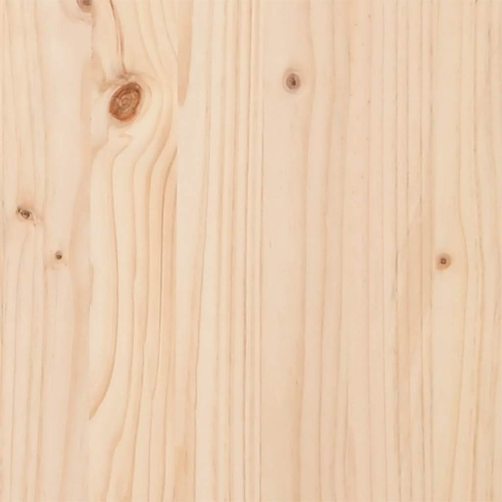 Lit bibliothèque sans matelas 140x190 cm bois de pin massif - XIOS