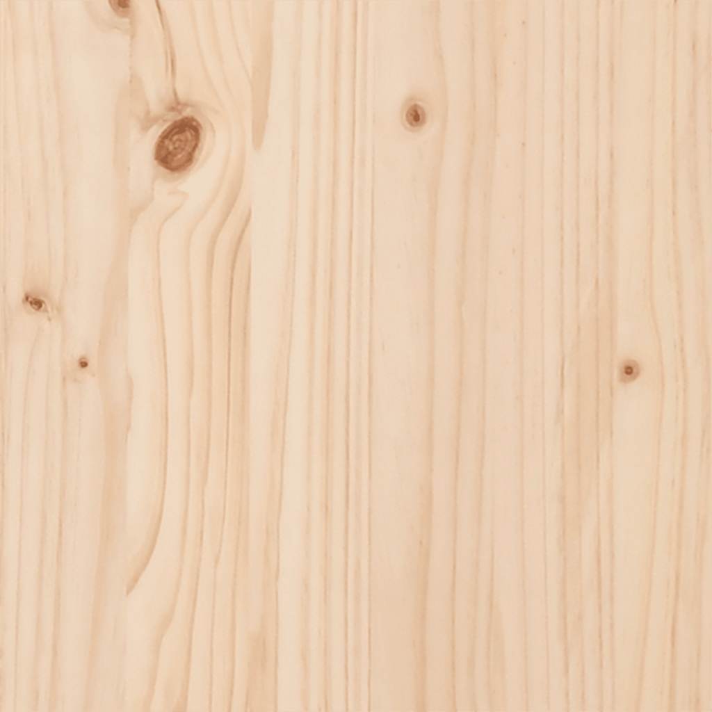 Lit bibliothèque sans matelas 120x190 cm bois de pin massif - XIOS