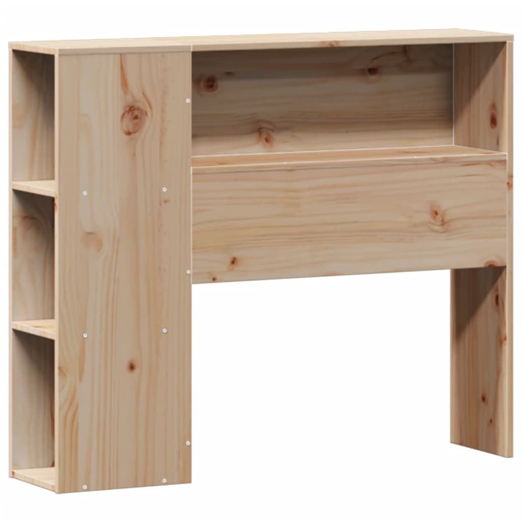 Lit bibliothèque sans matelas 75x190 cm bois de pin massif - XIOS