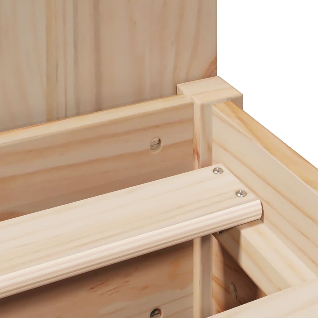 Lit bibliothèque sans matelas 75x190 cm bois de pin massif - XIOS