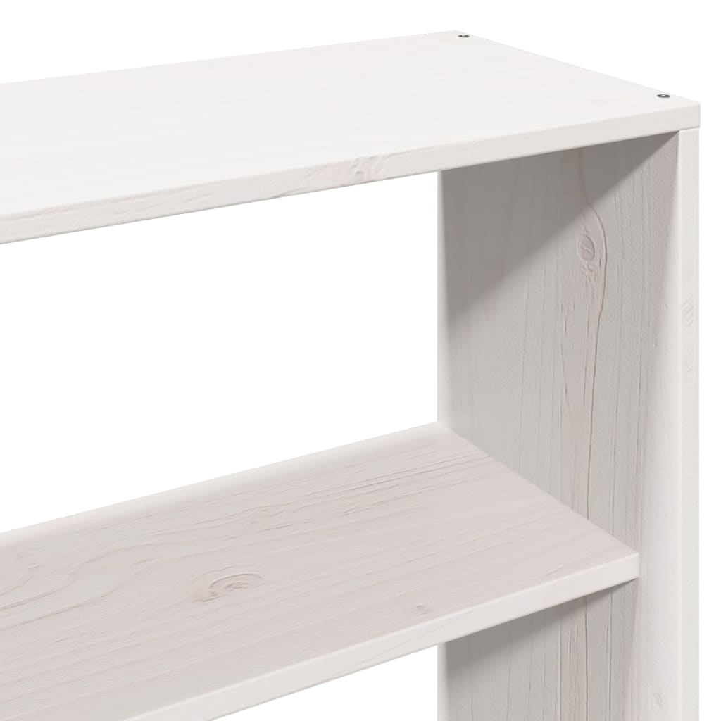 Cadre de lit sans matelas blanc 180x200 cm bois massif de pin - XIOS