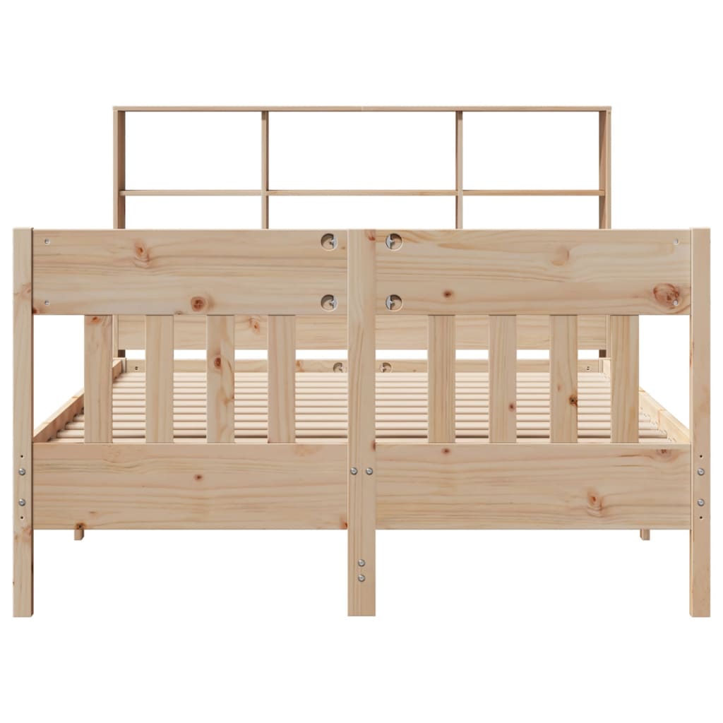 Cadre de lit sans matelas 160x200 cm bois massif de pin - XIOS