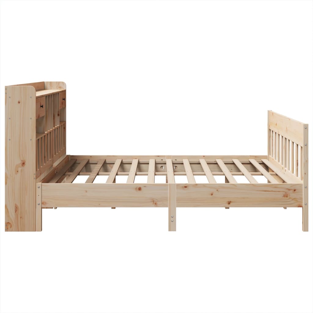 Cadre de lit sans matelas 180x200 cm bois massif de pin - XIOS