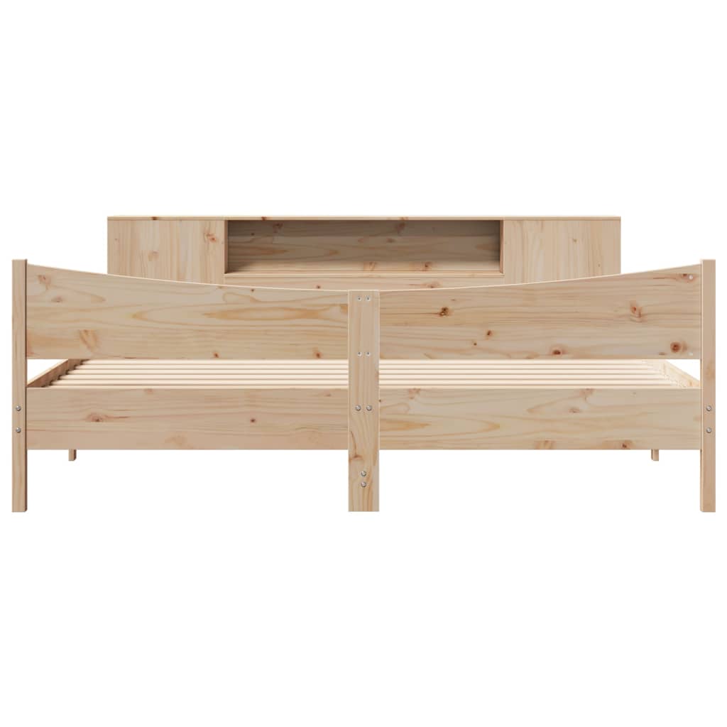 Cadre de lit sans matelas 200x200 cm bois massif de pin - XIOS