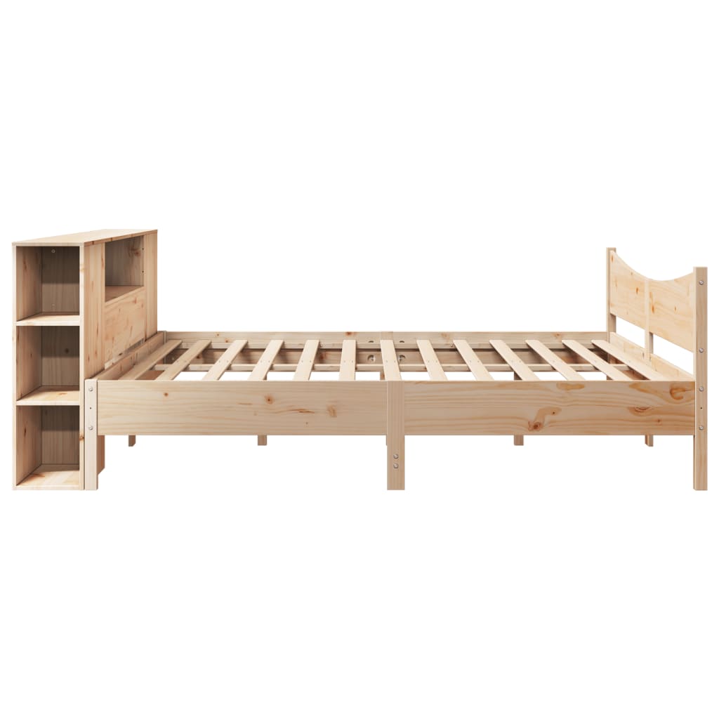 Cadre de lit sans matelas 200x200 cm bois massif de pin - XIOS