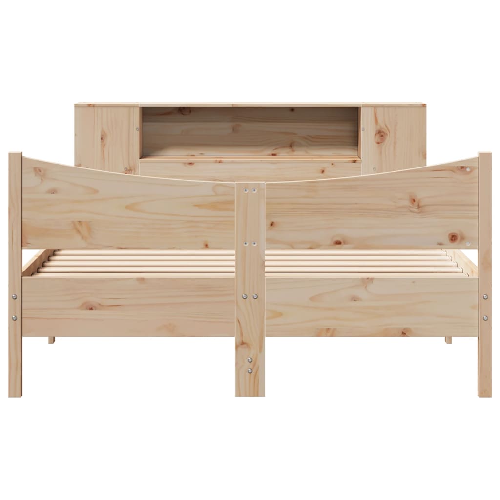 Cadre de lit sans matelas 150x200 cm bois de pin massif - XIOS