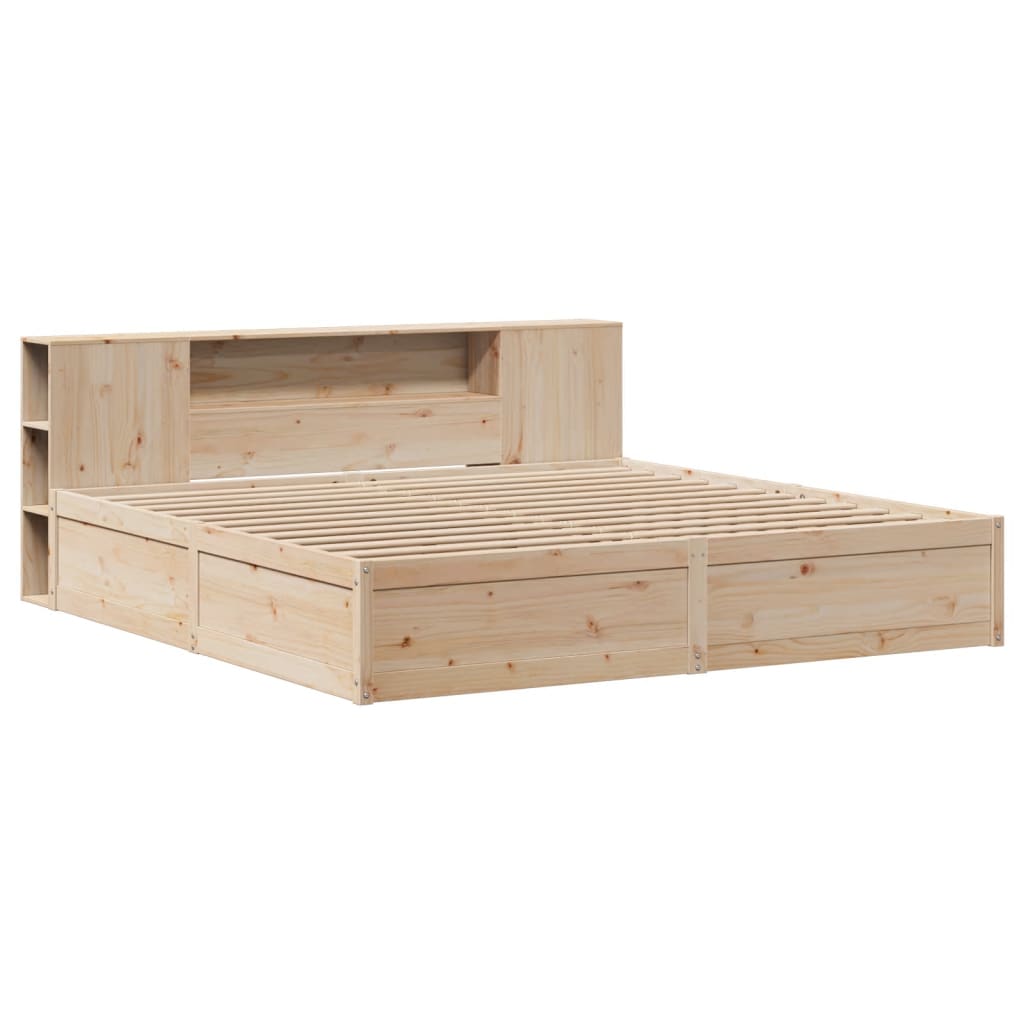 Cadre de lit sans matelas 200x200 cm bois massif de pin - XIOS
