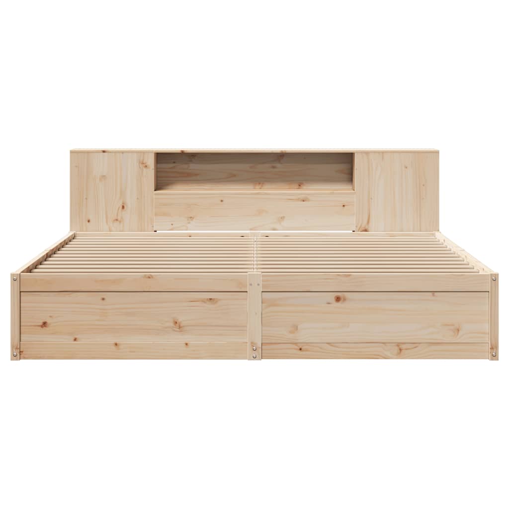 Cadre de lit sans matelas 180x200 cm bois massif de pin - XIOS