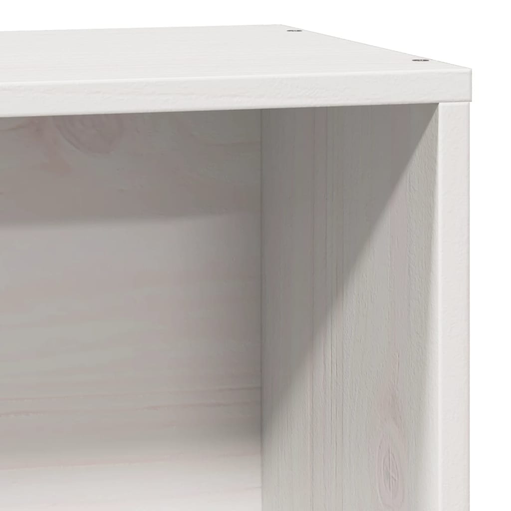 Cadre de lit sans matelas blanc 100x200 cm bois de pin massif - XIOS