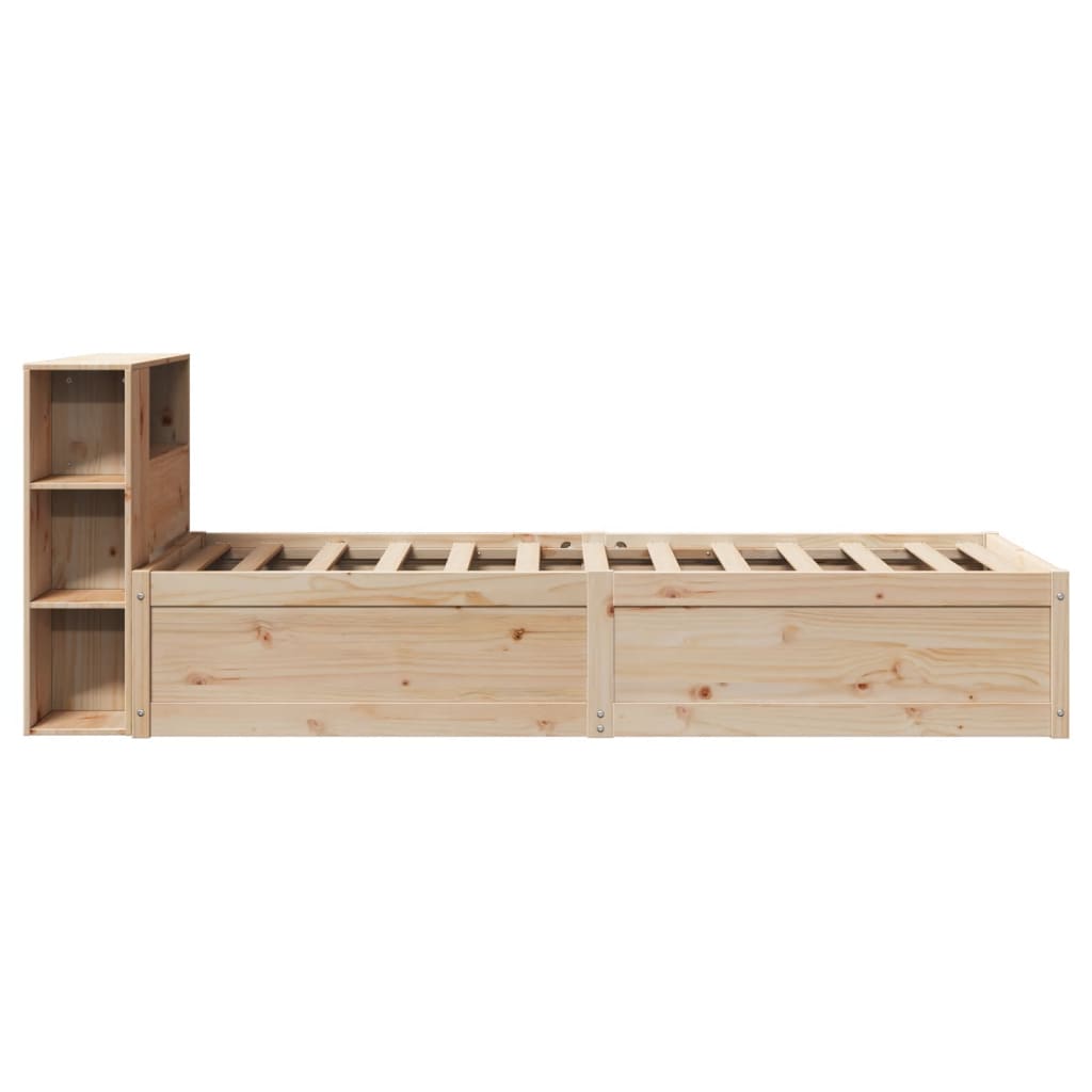 Cadre de lit sans matelas 90x200 cm bois de pin massif - XIOS