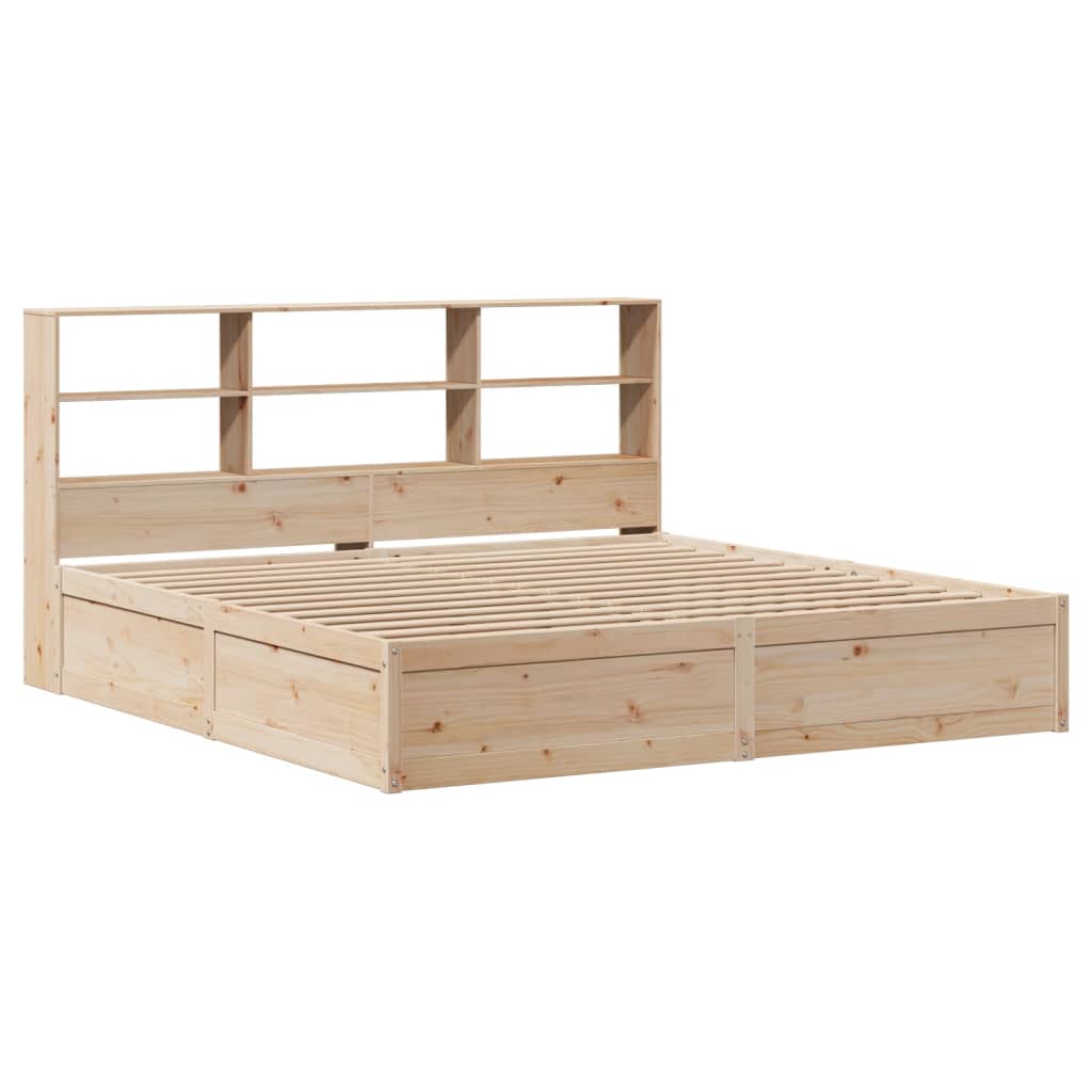 Cadre de lit sans matelas 180x200 cm bois massif de pin - XIOS
