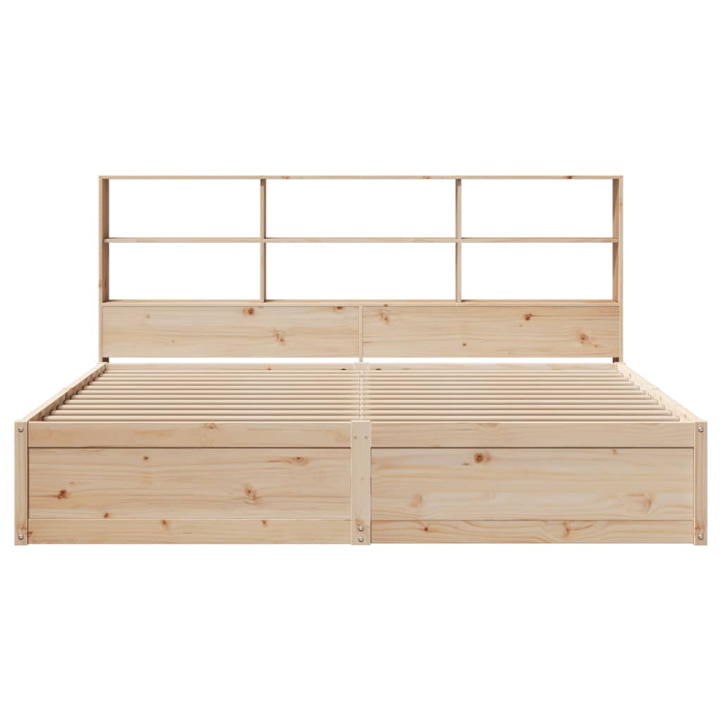 Cadre de lit sans matelas 180x200 cm bois massif de pin - XIOS