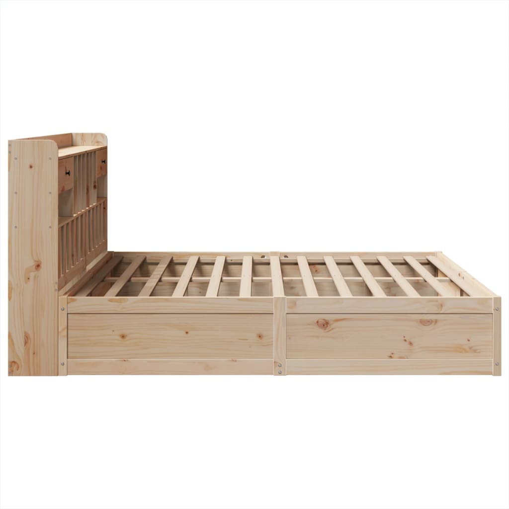 Cadre de lit sans matelas 180x200 cm bois massif de pin - XIOS