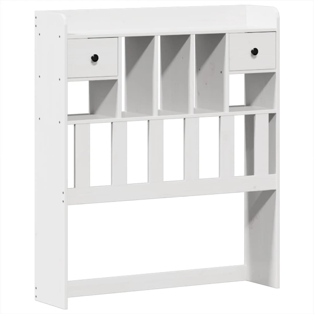 Cadre de lit sans matelas blanc 90x200 cm bois de pin massif - XIOS