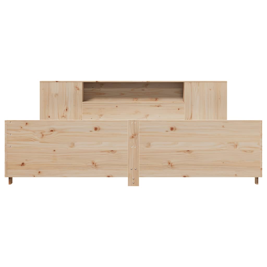 Cadre de lit sans matelas 180x200 cm bois massif de pin - XIOS